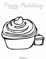 Coloring Cupcake Pages Birthday Happy Pudding Nana Figgy Cat Printable Cupcakes Give If Drawing Yogurt Color Kids Print Outline Template sketch template