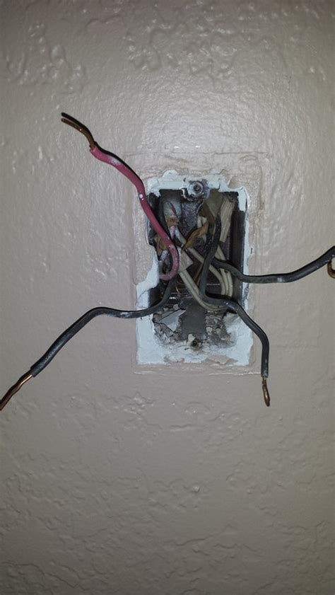 light switch   hot wires