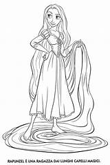 Rapunzel sketch template