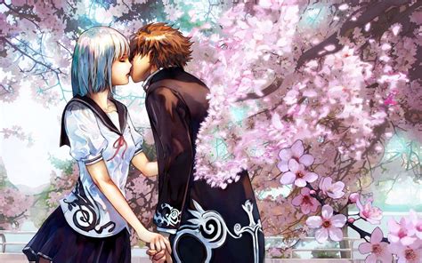 Hd Cute Anime Couple Backgrounds Pixelstalk Net