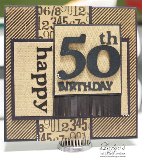 Lezlye Lauterbach Designs 50th Male Birthday Card Shop