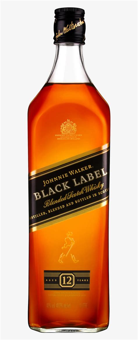 johnnie walker black label scotch whisky  bottle john walker sons johnnie walker black