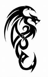 Dragon Tattoo Simple Drawing Tribal Designs Tattoos Line Easy Drawings Cool Dragons Men Tattos Galleries Imagekb Clipart Cliparts Celtic Library sketch template