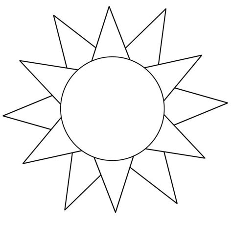 sun templates idealvistalistco printable chart sun template sun