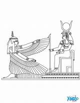 Maat Isis Coloring Egipcios Dioses Colorear Egipto Tutankhamon Hellokids Jedessine Deities Bambini Zeichnungen Escueladeblanca Colorare Disegni Meglio Egypte Egipcio Coloriages sketch template
