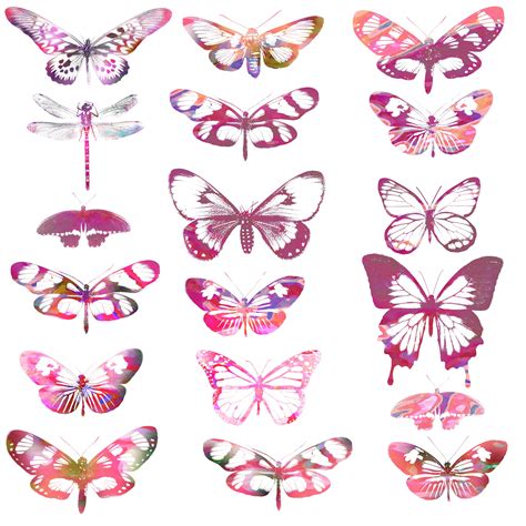 butterflies    printable  personal  paper