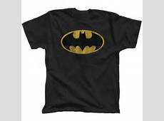 Batman Distressed Logo Men's Tee Shirt