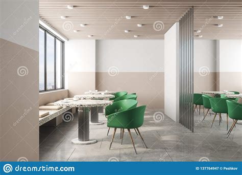 stylish restaurant interior stock illustration illustration  loft