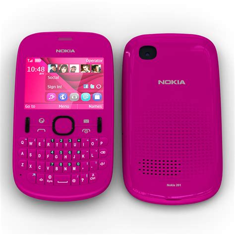 Max Nokia Asha 201 Pink