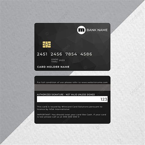 debit card  atm card template   pngtree