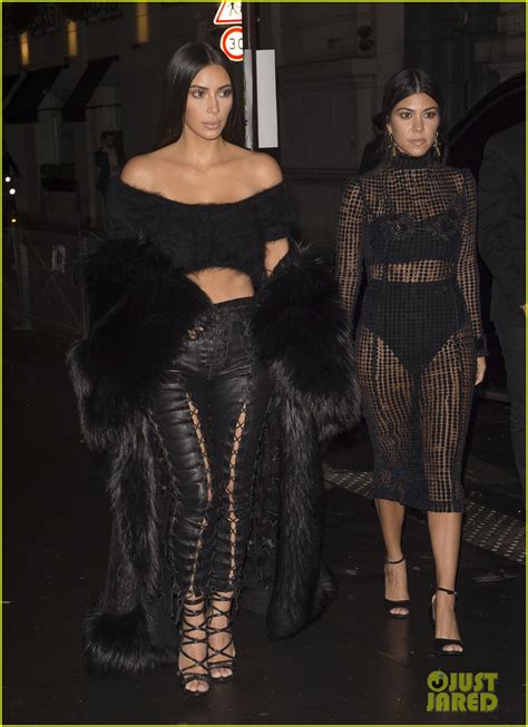 kim kardashian and sister kourtney tease some skin for a night out in paris photo 3774712