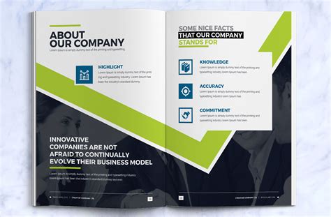 business brochure design template indesign brochure company profile