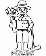 Farmer Overalls Professions Topcoloringpages sketch template
