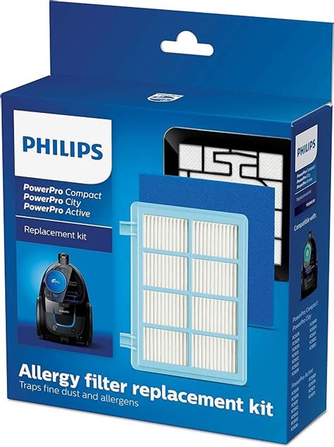 philips fc  original replacement filter set  powerpro compact  active cylinder