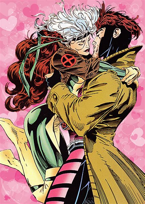 starkscomics happy early valentine s day ‿ gambit and rogue x men 24 1993 comic