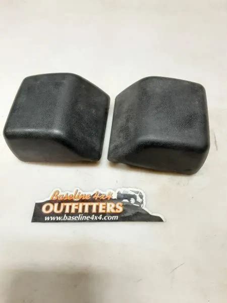 jeep tj wrangler oem front rubber bumpers