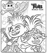 Trolls Poppy Barb Xcolorings sketch template