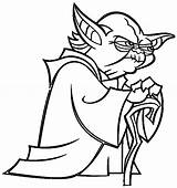 Yoda Coloring Pages Kids sketch template