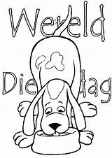 Hond Dierendag Malvorlagen Kleurplaten Malvorlagen1001 Animaatjes Coloringpages1001 Seite Pro Flevoland sketch template