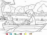 Color Number Numbers Pooh Coloring Disney sketch template