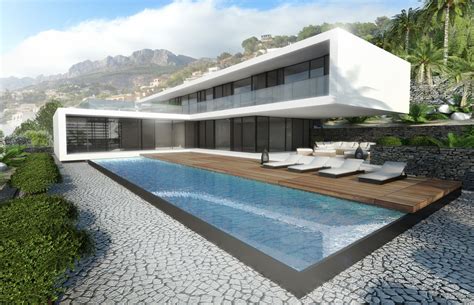 modern villa  altea  ng architects modern villa design
