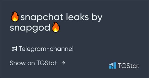telegram channel snapchat leaks  snapgod atsnapgodxyz tgstat