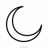 Lua Colorir Crescente Halbmond Dibujar Lune Crescent Neumond Bulan Croissant Ausmalbilder Vecteezy Kon Iyi sketch template
