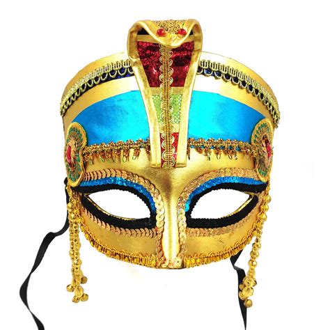 Egyptian Cleopatra Mask Headpiece Crown Pharaoh Ancient