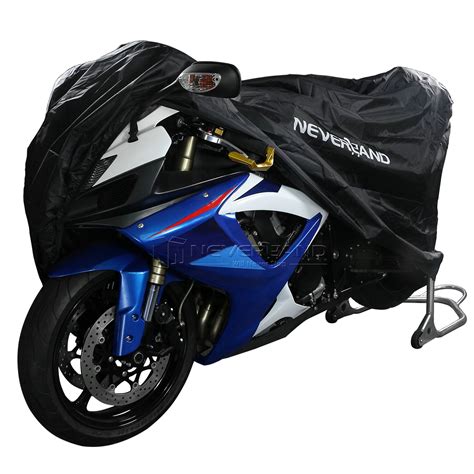 neverland polyester taffeta black bike motorcycle covers  dust waterproof outdoor rain uv