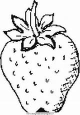 Fragola Strawberry Alimenti Frutta Disegnidacoloraregratis sketch template