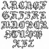 Old English Letters Drawing Alphabet Calligraphy Getdrawings sketch template