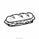 Sandwich Coloring Ham Schnell Clipartmag Ultracoloringpages sketch template