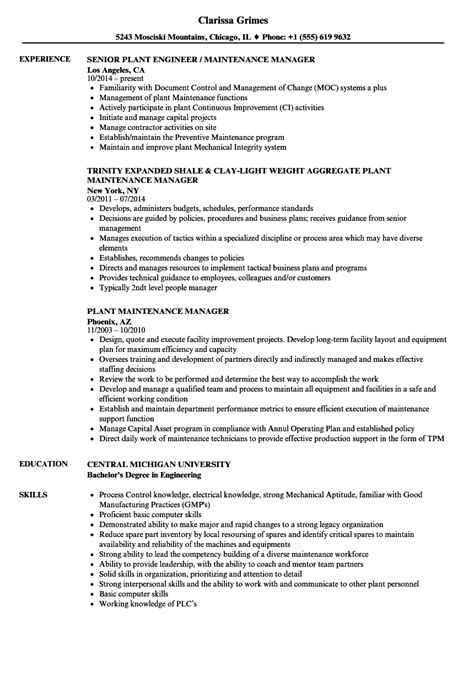 maintenance supervisor resume pdf maintenance supervisor resume pdf