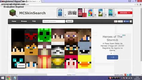 minecraft como colocar uma skin facil youtube