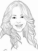 Coloring Pages Singers Famous Getcolorings People sketch template