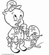 Looney Tunes Coloring Pages Cartoon Characters Color Toons Printable Character Kids Sheets Loony Print Back Cartoons Book Found sketch template
