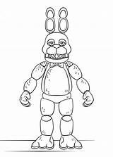 Bonnie Bunny Coloring Pages Getcolorings Print Colorin Printable sketch template