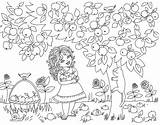 Coloring Apple Pages Orchard Picking Farm Fruit Fruits Tree Basket Printable Drawing Colouring Girl Printables Sheets Getcolorings Color Getdrawings Printablecoloringpages sketch template