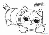 Dollhouse Gaby Gabys Cakey Pandy Mercat sketch template