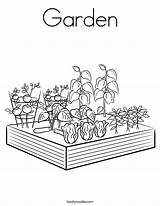 Coloring Garden Built California Usa Twistynoodle Noodle sketch template