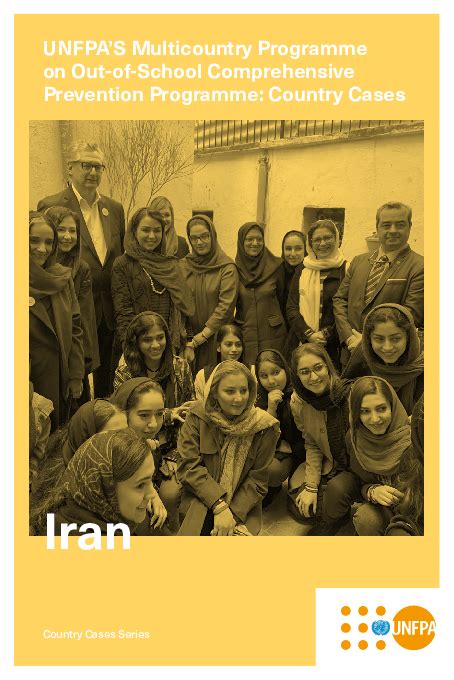 Iran Unfpa’s Multicountry Programme On Out Of School Reproductive