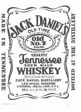 Jack Daniels Bouteille Pochoir Humour Seeinglooking Whisky Blank Whiskey sketch template