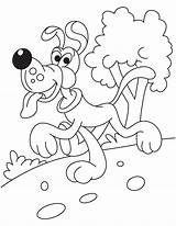 Dog Walking Coloring Pages sketch template