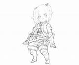 Lalafell Coloring Look Pages Another sketch template