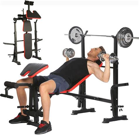 adjustable weight bench  barbell rack leg extension weight benches