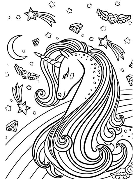 unicorn coloring pages  kids unicorn coloring pages cute