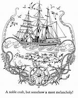 Coloring Pages Nautical Adult Adults Ship Moby Dick Complex Print Sheets Printable Prints Ships Color Hard Coloriage Colouring Morrighan Dress sketch template