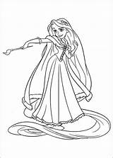 Rapunzel Enredados Princesas Tangled sketch template