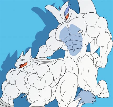rule 34 anal buff lugia muscle muscular male pokemon pokemon focus