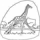 Giraffe Coloring Pages Giraffes Printable Kids Print Animal Color Animals Fun Name Word Search Stuff sketch template